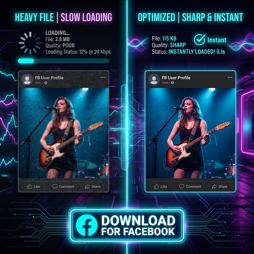 Compress Image for Facebook Free - Fast HD Uploads & Coverage — Quality of the result