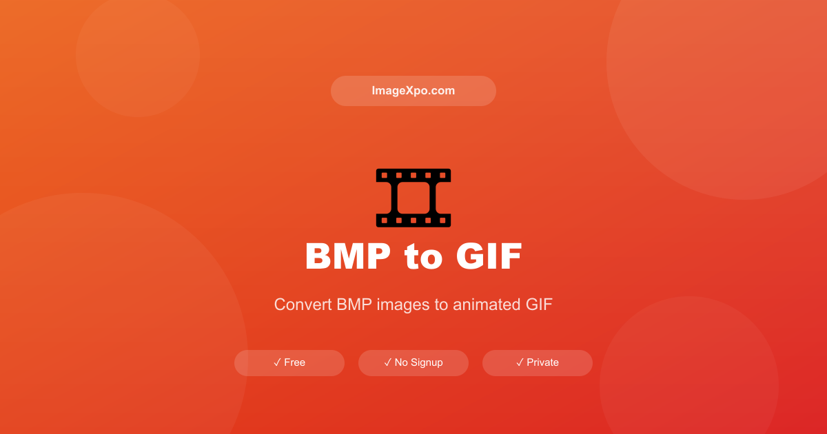 BMP to GIF Converter Free Online — 100% Free Online