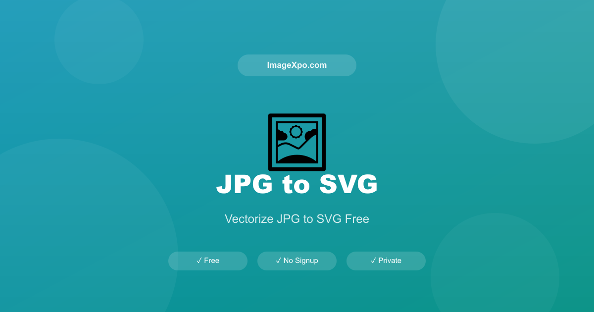Convert JPG to SVG Online Free — Vectorize Images